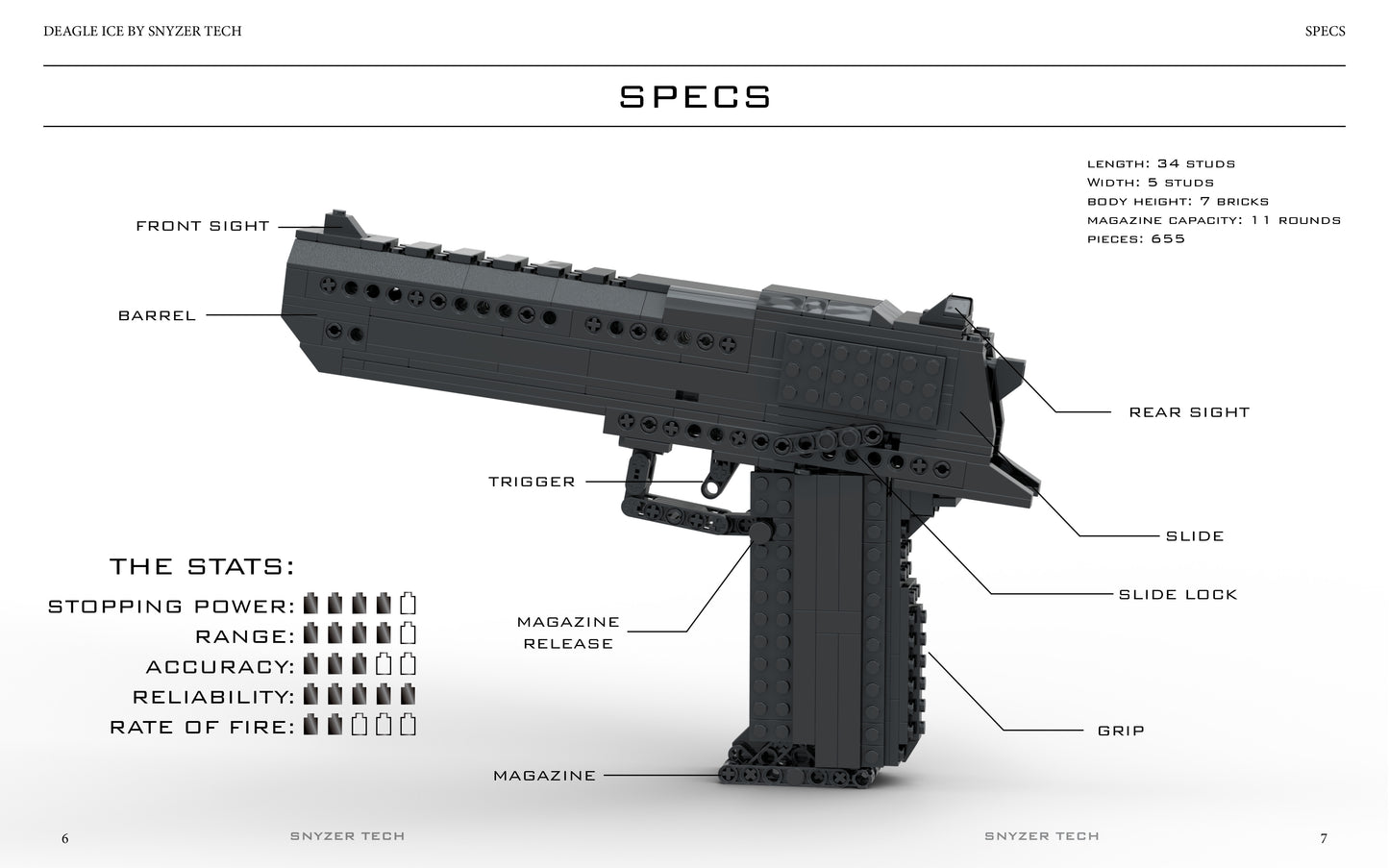 Deagle Black by Snyzer Tech (PDF BOOK ONLY)